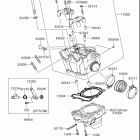 RM-Z250 2005 Головка цилиндра