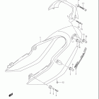 GSF1200,S,Z BANDIT Seat tail cover (gsf1200k1)