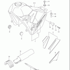 DR Z400S Топливный бак