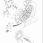 RM250 Rear wheel (model k4)