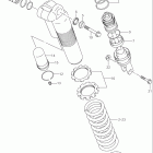 RM250 Rear shock absorber (model k4)