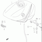 GS500F Топливный бак (модель K5)