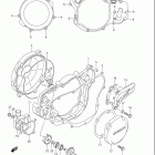 RM250 Crankcase cover-water pump (model k3 / k4 / k5)