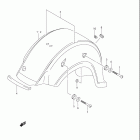 VL800,Z VOLUSIA Rear fender (model k2)