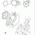 DR-Z400E Крышки картера