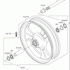 VZ1600 MARAUDER Переднее колесо
