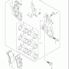 GSF1200,S,Z BANDIT Передний суппорт тормозной