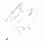 DR650SE Frame cover (model k3 / k4 / k5)
