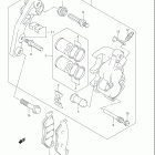 DR Z400E Передний суппорт тормозной