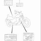 LS650  Boulevard S40 Наклейки предупреждения
