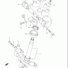 DR Z400E Крепление вилки