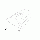 GSX-R600 Seat tail box (gsx-r600k5)