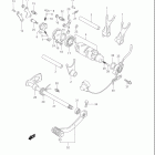 VS800GL INTRUDER Механизм  переключения передач