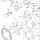 RM-Z250 2005 Задний тормоз