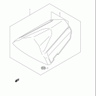 GSX-R600 Seat tail box (gsx-r600xk5)