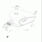 VS800GL INTRUDER Топливный бак (модель K1)