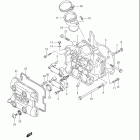 SV1000, S Передняя головка цилиндров