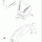 DR Z400SM Front fender (model k7)