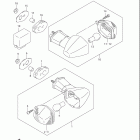GSF1200,S,Z BANDIT Turn signal lamp (gsf1200sk1 / sk2 / sk3 / sk4 / s...