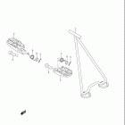 RM250 Stand - footrest (model k1 / k2)