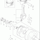 GS500F Коленвал