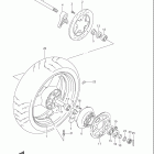 GSF1200,S,Z BANDIT Заднее колесо