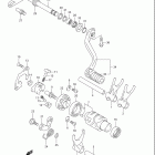 DR-Z400E Механизм  переключения передач
