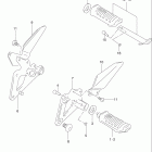 GS500F Подножки