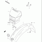 DR Z400E Переднее крыло