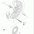DR-Z250 Front wheel (model k5)