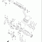 DR Z400E Механизм  переключения передач