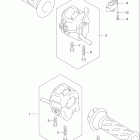 GS500F Рулевые переключатели (модель k4 / k5)