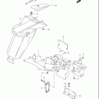 SV1000, S Заднее крыло (sv1000sk3 / sk4 / sk5)
