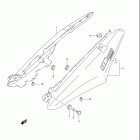 DL1000 V-STROM Seat tail cover (model k6)