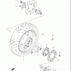 GSX-R750 Rear wheel (gsx-r750xk5)