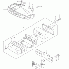 GSX-R600 Задний фонарь