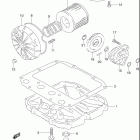 GS500F Масляный насос и фильтр