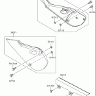 DR-Z110 Side cover / chain cover