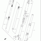 DR650SE Передняя вилка