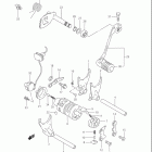 DR650SE Механизм  переключения передач