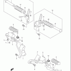 VL800,Z VOLUSIA Footrest (model k1 / k2 / k3 / k4)