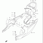 SV1000, S Seat tail cover (sv1000sk3)