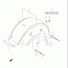 VL800,Z VOLUSIA Rear fender (vl800k4)