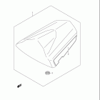 GSX-R750 Seat tail box (gsx-r750k4)