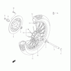 VS800GL INTRUDER Переднее колесо