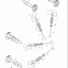 SV1000, S Распред вал / клапана