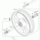 VZ1600 MARAUDER  Boulevard M95 E33 Переднее колесо
