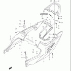 SV1000, S Seat tail cover (sv1000k5) not for u.s. market