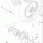GS500F Заднее колесо