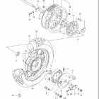 LS650  Boulevard S40 Заднее колесо